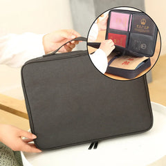 Multipocket Business Travel Bag Waterproof Document Storage Handbag