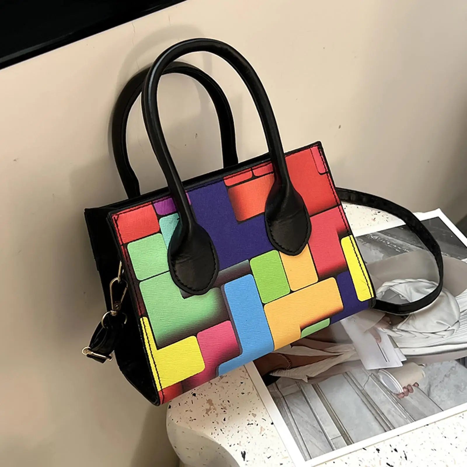 Colorful Clutch Purses Shoulder Bag for Girls Women