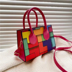 Colorful Clutch Purses Shoulder Bag for Girls Women