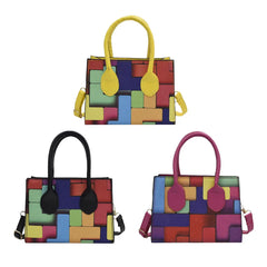 Adjustable Strap Shoulder Bag Colored Clutch Handbag