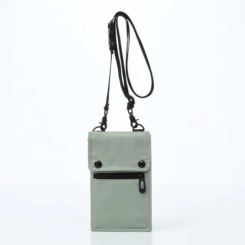Small Backpack Shoulder Bag Men's Waterproof Nylon Travel Mobile Phone Bag