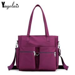 Nylon Waterproof Handbags Messenger Large Shoulder Crossbody Bags For Women