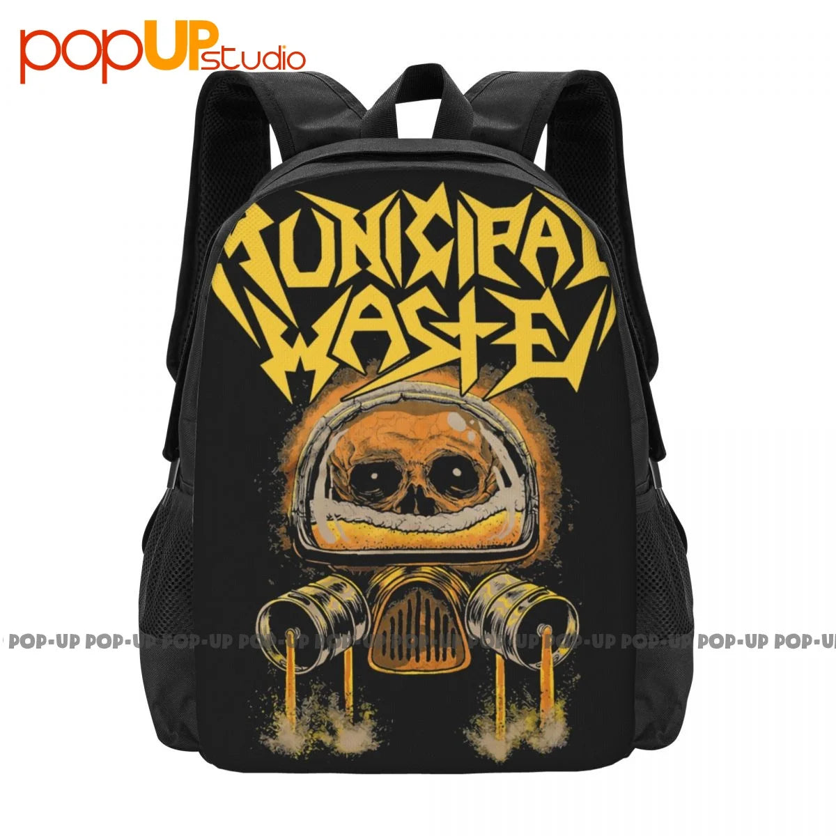 Municipal Waste Keg Killer Backpack Vintage Large Capacity