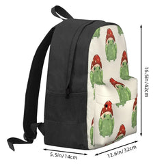 Mushroom Frog Backpacks Men's & Women's School Bag
