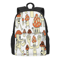 Mushrooms Print Backpack for Men and Women