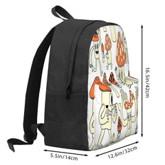 Mushrooms Print Backpack for Men and Women