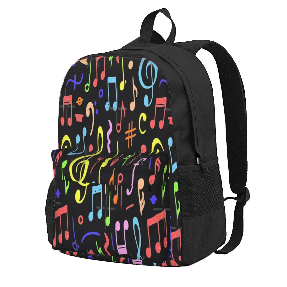 Music Note Pattern Backpacks Men's Backpacks Bags For Women Back Pack Kids