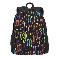Music Note Pattern Backpacks Men's Backpacks Bags For Women Back Pack Kids