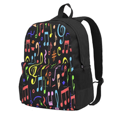 Music Note Pattern Backpacks Men's Backpacks Bags For Women Back Pack Kids
