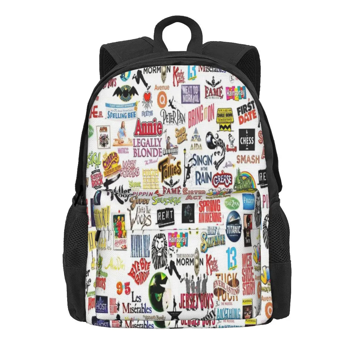 Musical Logos 2 Backpacks Men's Backpacks Bags For Women Man Bag