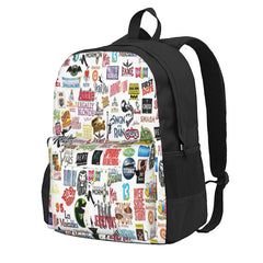 Musical Logos 2 Backpacks Men's Backpacks Bags For Women Man Bag