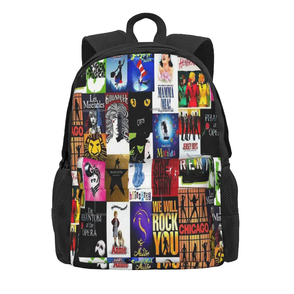 Musicals Collage III Backpacks Men's & Women's Bag Pack