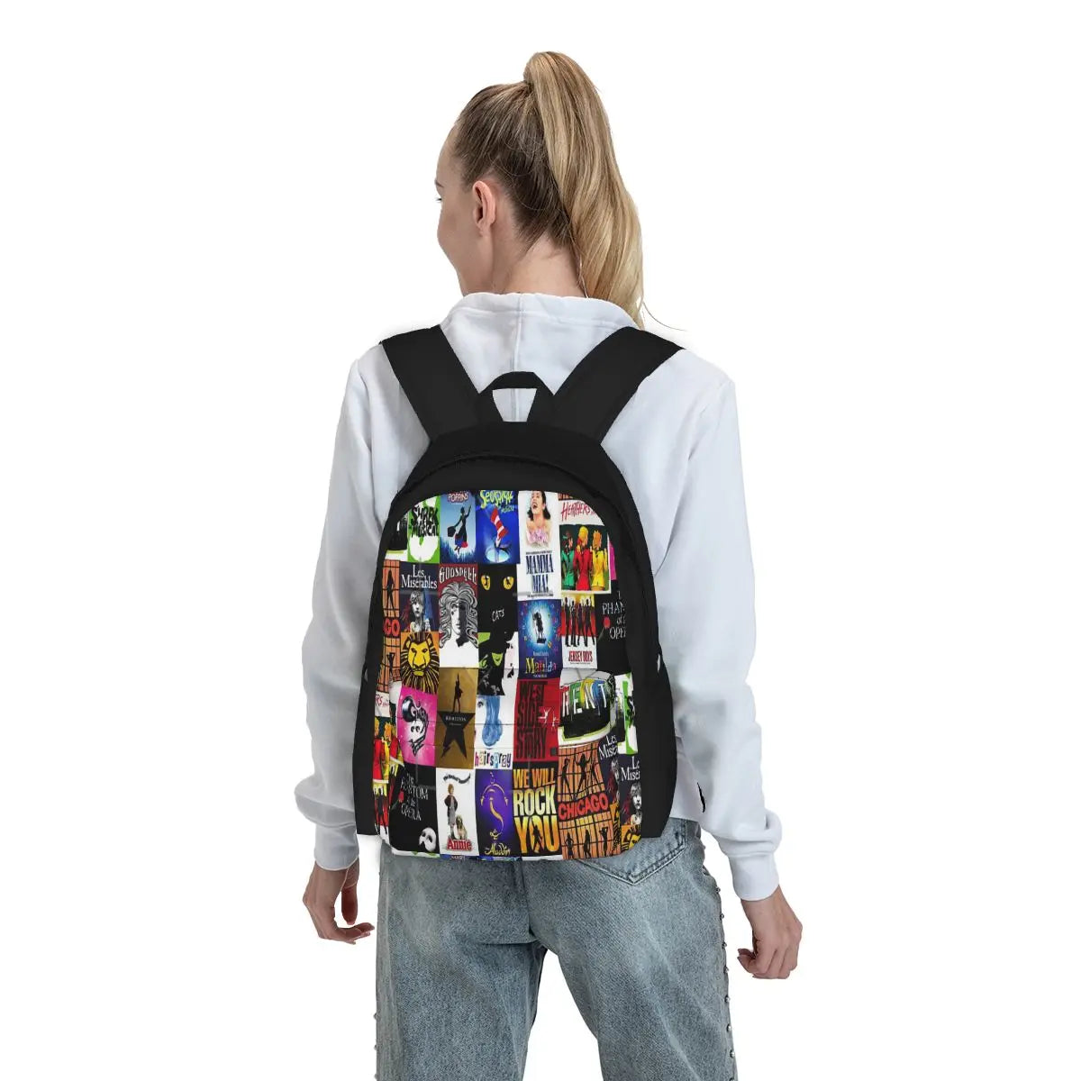 Musicals Collage III Backpacks Men's & Women's Bag Pack