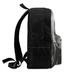 Mustache Pictures 3D Print Backpack Casual Bag 90S Tumblr Womens