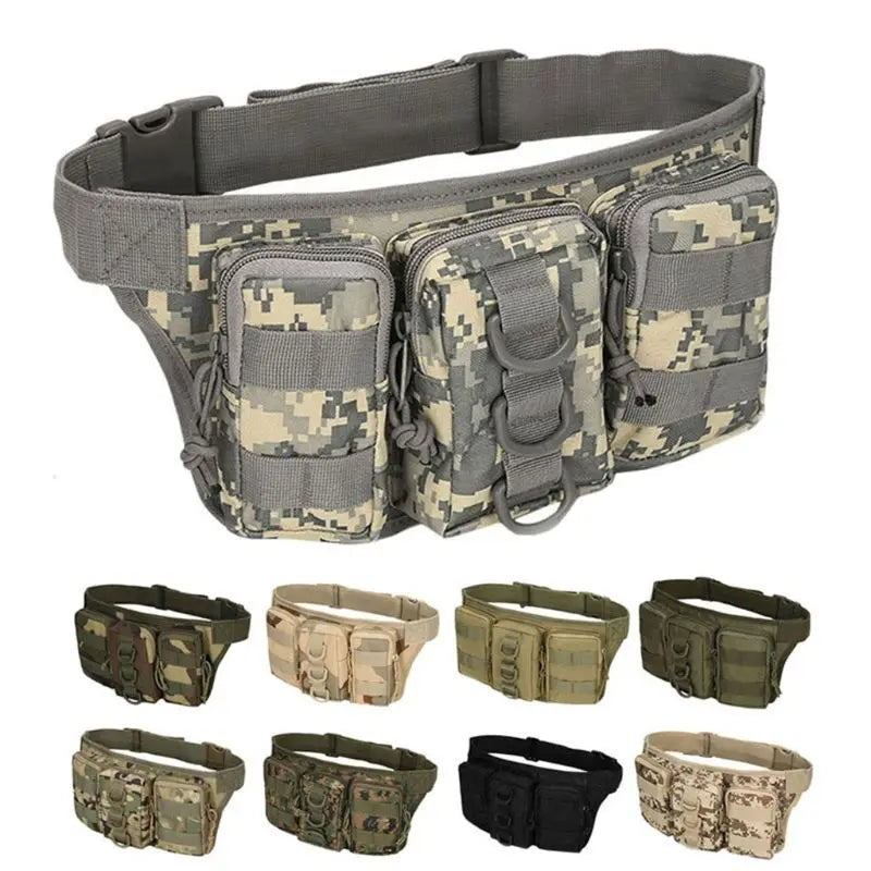 Outdoor Utility Tactical Waist Pack Pouch Military Camping Hiking Bag