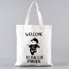 MCR Dead Femme Cartoon Handbags Shoulder Bags Casual Shopping Women Canvas Bag