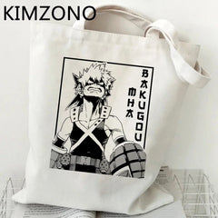 My Hero Academia Bakugo Shopping Bag Tote Canvas Eco Bag