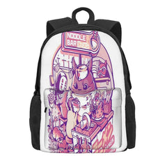 Noodle Bar Backpack Men's Women's Zippered Bag