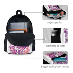 Noodle Bar Backpack Men's Women's Zippered Bag