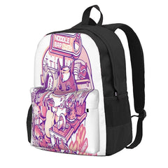 Noodle Bar Backpack Men's Women's Zippered Bag