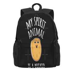 Potato Spirit Animal Backpack Retro Style Men's and Women's Bag