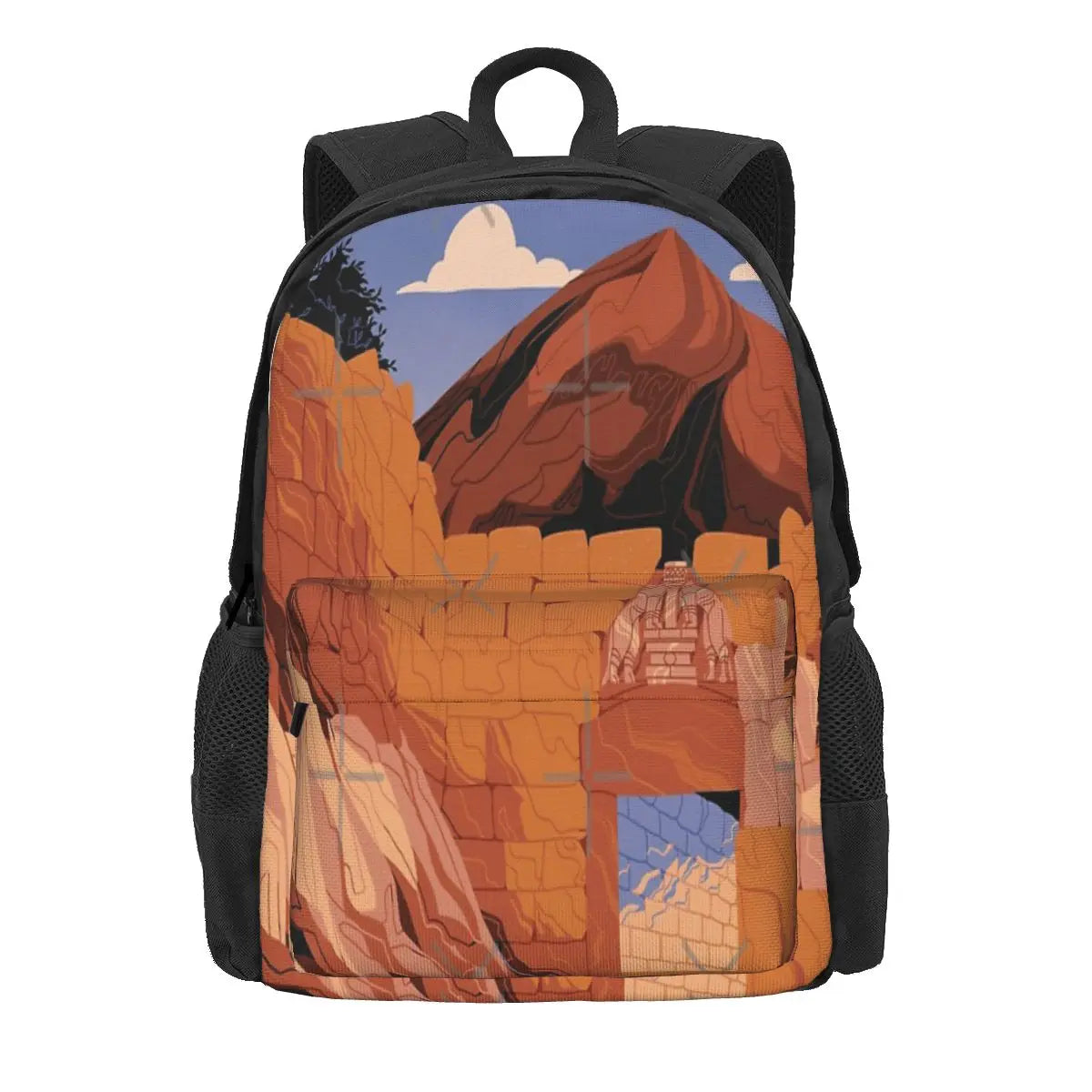 Mycenae Lion Gate Backpacks Men's Backpacks Bags For Women Schoolbag