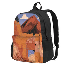 Mycenae Lion Gate Backpacks Men's Backpacks Bags For Women Schoolbag