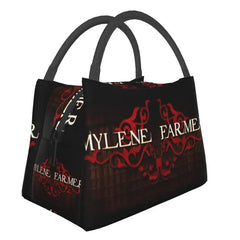 Mylene Farmer Insulated Lunch Bags for Outdoor Picnic Cooler Thermal Bento Box