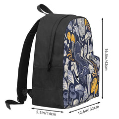 Mystical Fungi Midnight 1 Backpacks Men's Backpacks Bags For Women