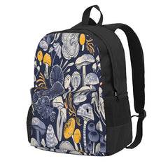 Mystical Fungi Midnight 1 Backpacks Men's Backpacks Bags For Women