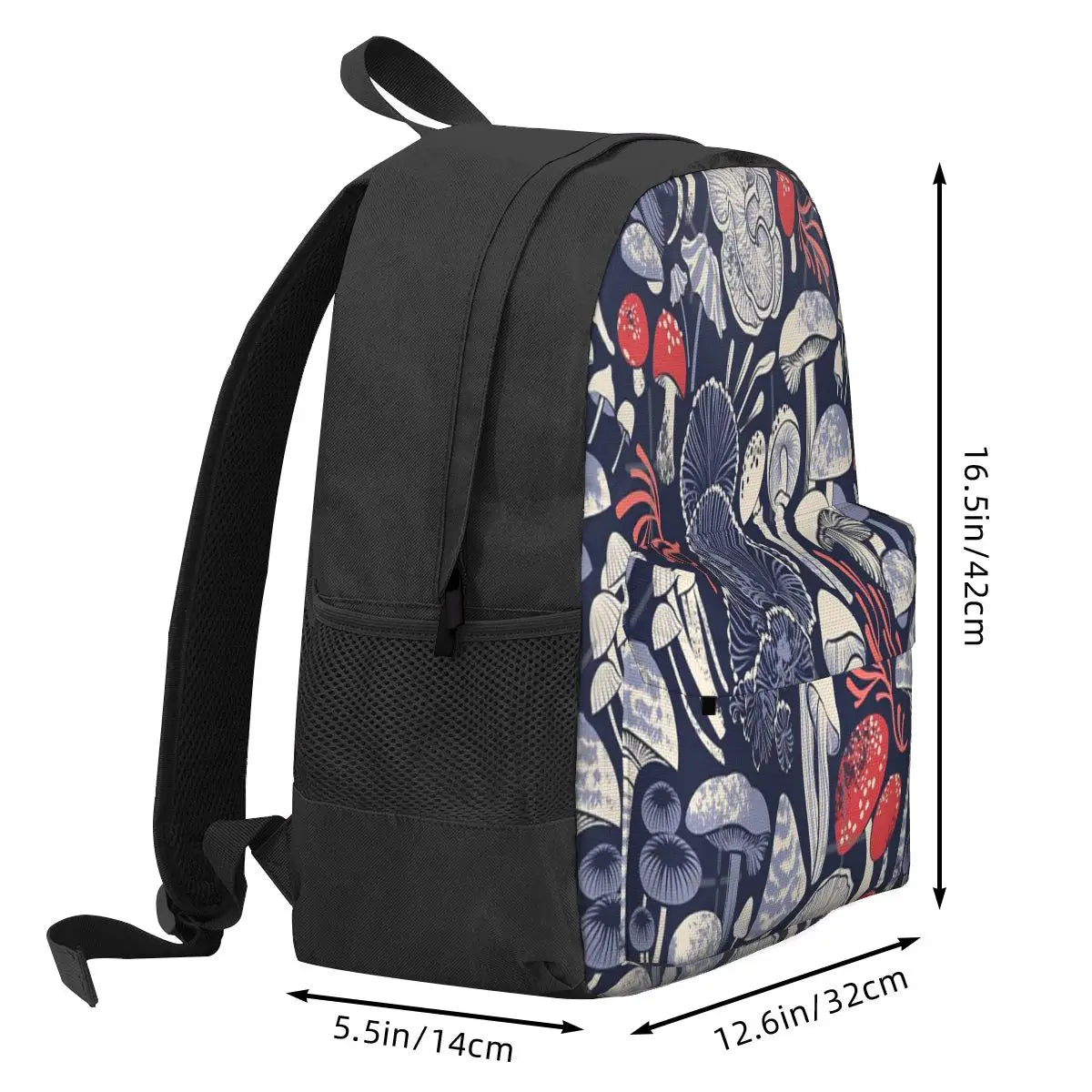 Mystical Fungi Midnight Backpack for Men and Women