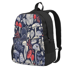 Mystical Fungi Midnight Backpack for Men and Women