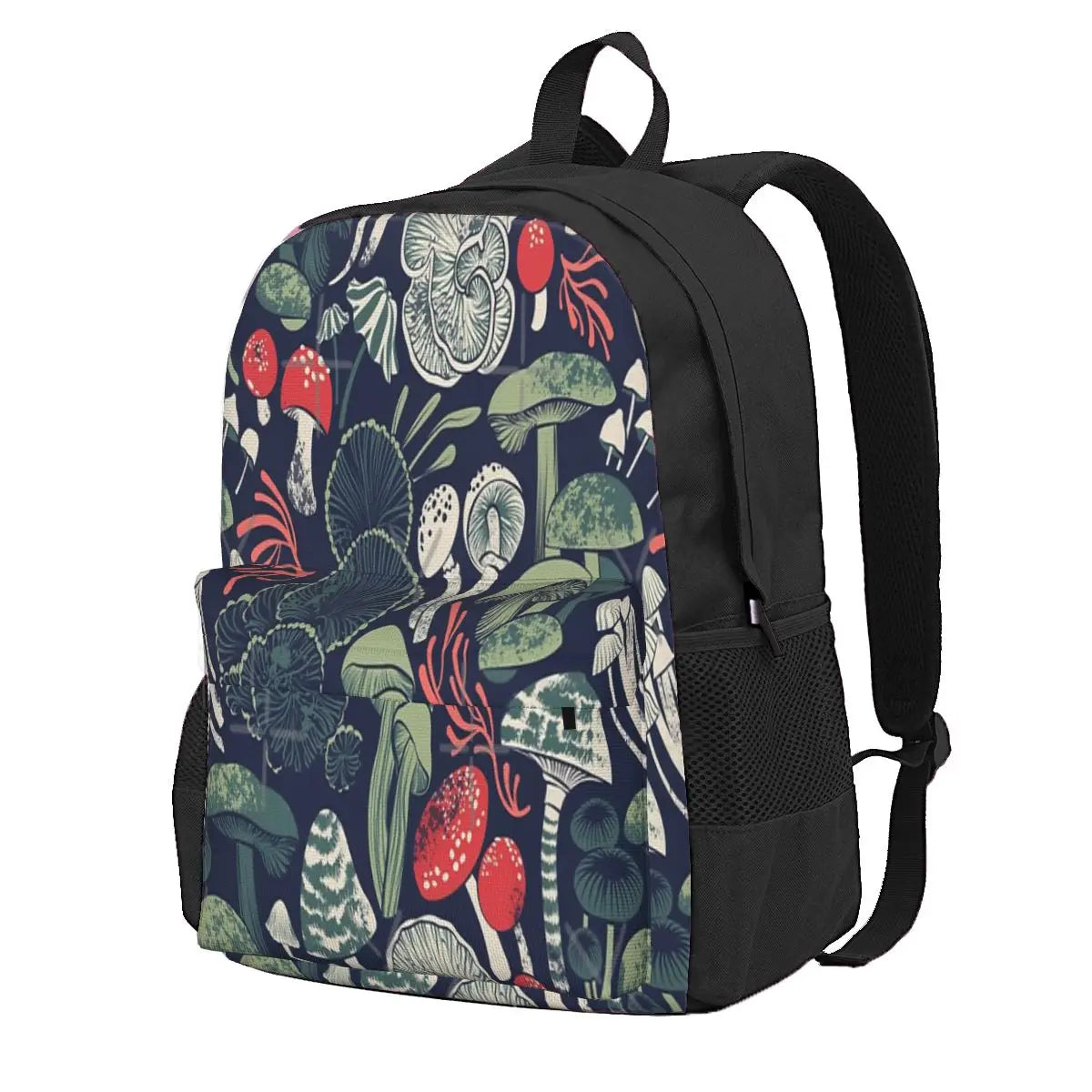 Mystical Fungi Midnight 4 Backpacks Men's Backpacks Bags For Women For Men