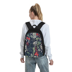 Mystical Fungi Midnight 4 Backpacks Men's Backpacks Bags For Women For Men