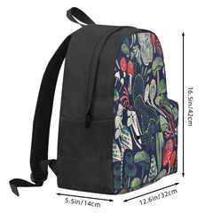 Mystical Fungi Midnight 4 Backpacks Men's Backpacks Bags For Women For Men