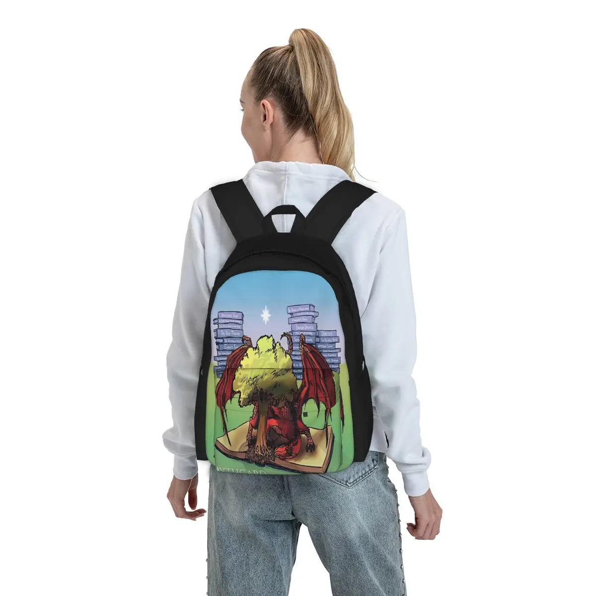 Mythgard Bookwyrm Backpacks Men's & Women's Bags