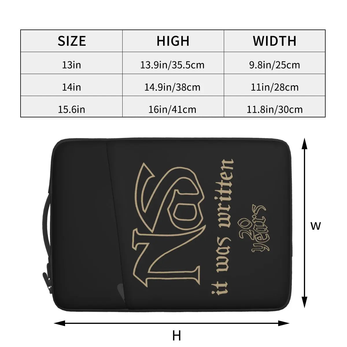 NAS Concert Tour Laptop Bag 13-15 inch Waterproof Protective Cover Briefcase