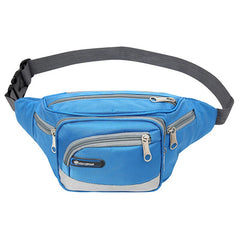 Leather Waist Belt Money Wallet Bag Pack Pouch for Travel