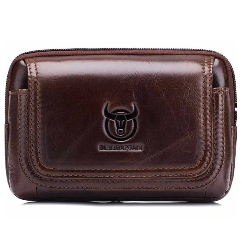 NEW-BULLCAPTAIN Male Purse Sling Bag Small Pocket Men Waist Bag