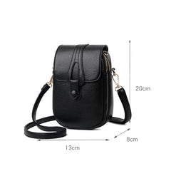 Satchel Leather Phone Bags Mini Shoulder Crossbody Bags Women Purses