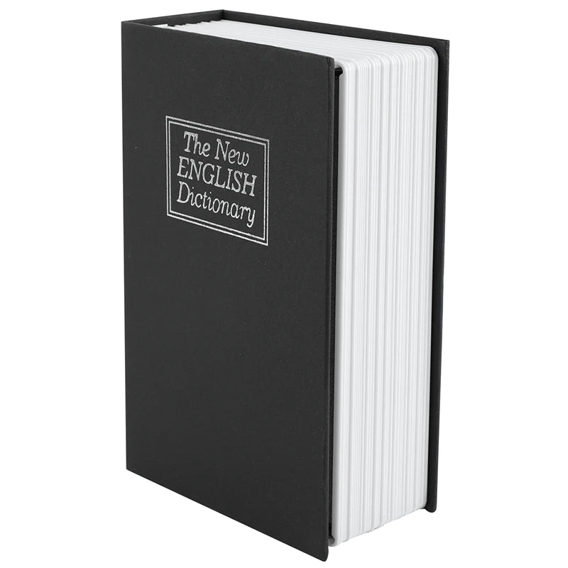 Book Safe with Combination Lock Portable Safe Box