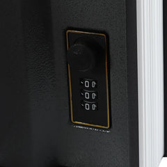 Book Safe with Combination Lock Portable Safe Box