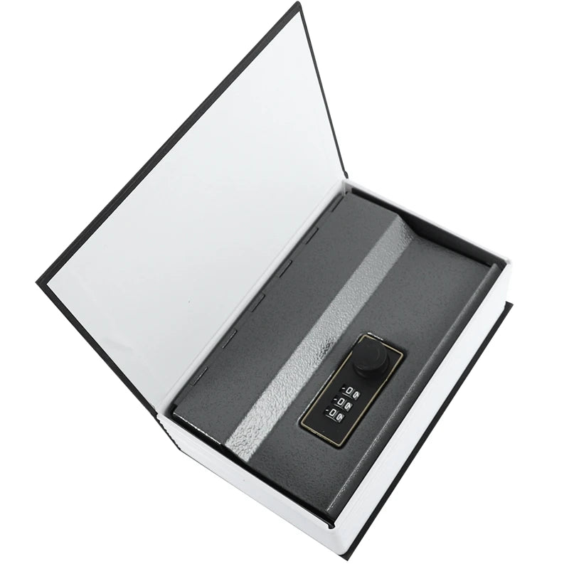 Book Safe with Combination Lock Portable Safe Box