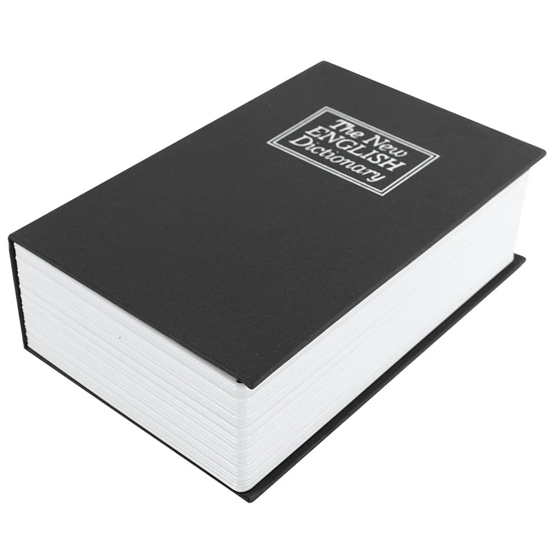 Book Safe with Combination Lock Portable Safe Box