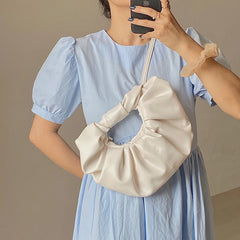 Cloud Bags Small PU Leather Shoulder Crossbody Bucket Bag For Women