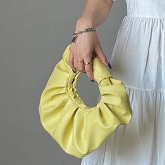 Cloud Bags Small PU Leather Shoulder Crossbody Bucket Bag For Women