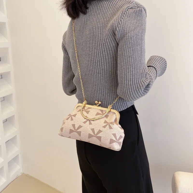 Small Chain Crossbody Bag Women Handbag PU Leather Hand Bag