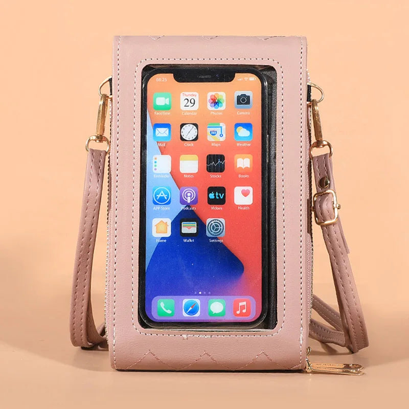 Mini Women Shoulder Bags PU Leather Phone Crossbody Bag Ladies Purse Clutch