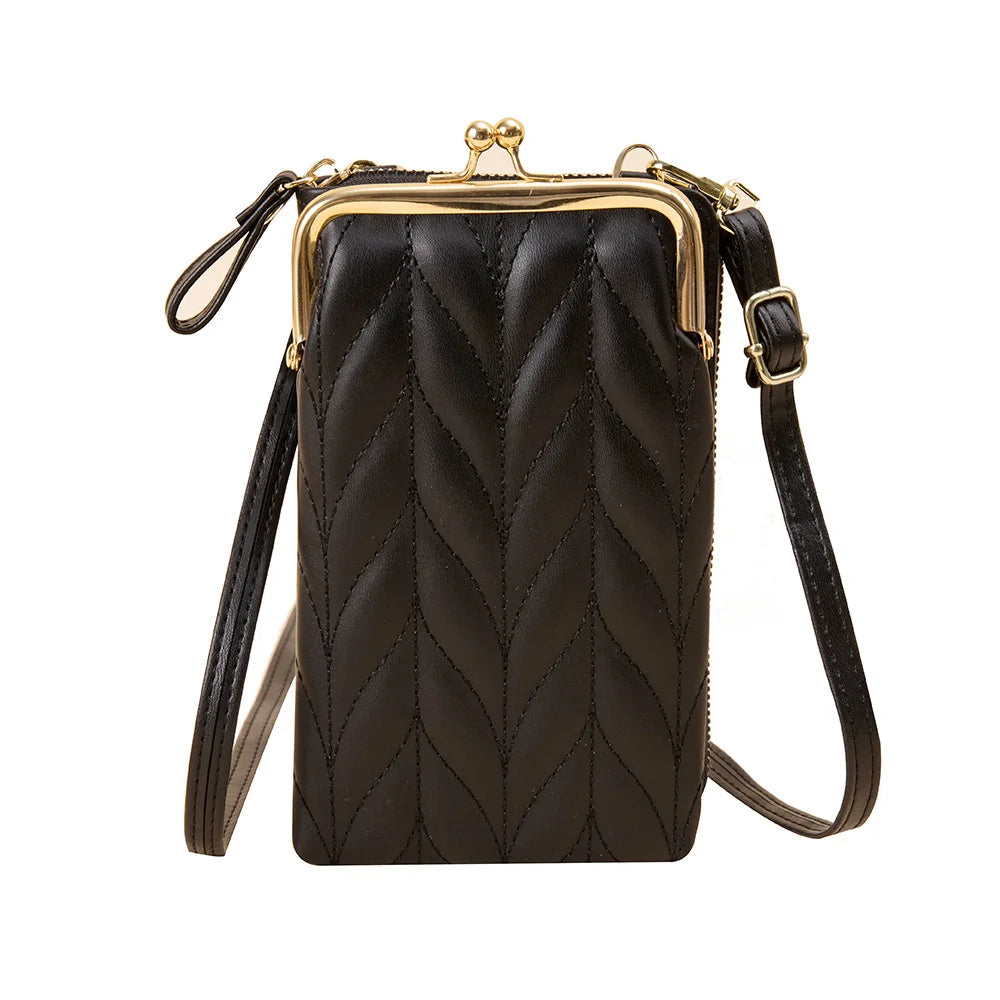 Elegant Small Leather Crossbody Bag for Women