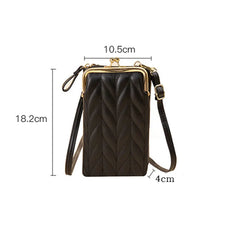 Elegant Small Leather Crossbody Bag for Women